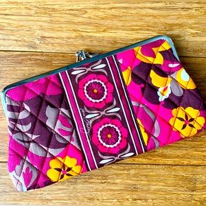 NWOT Vera Bradley Floral Clutch